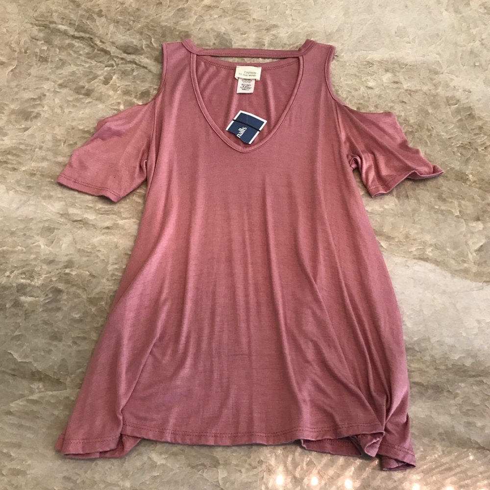 Pink Off The Shoulder Top